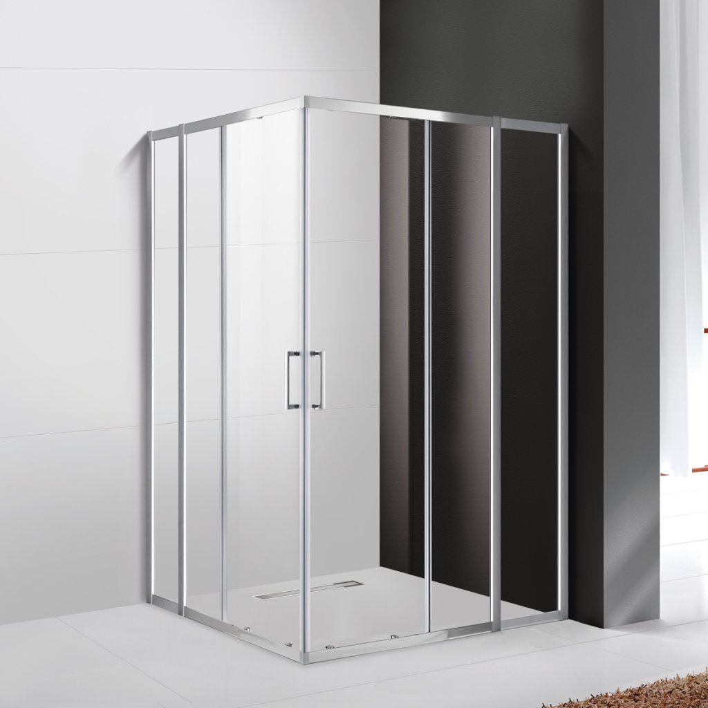 

Душевой уголок Cezares Molveno AH 22 120/110 C Cr IV 120х110 см профиль хром, стекло прозрачное