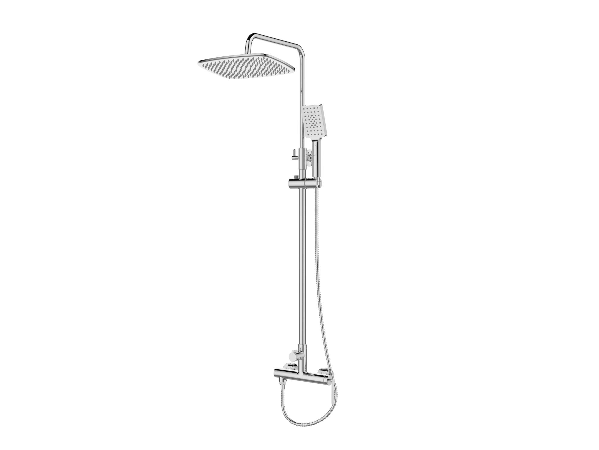 

Душевая стойка BelBagno Acqua ACQUA-DOCM-CRM со смесителем, хром, ACQUA-DOCM-CRM