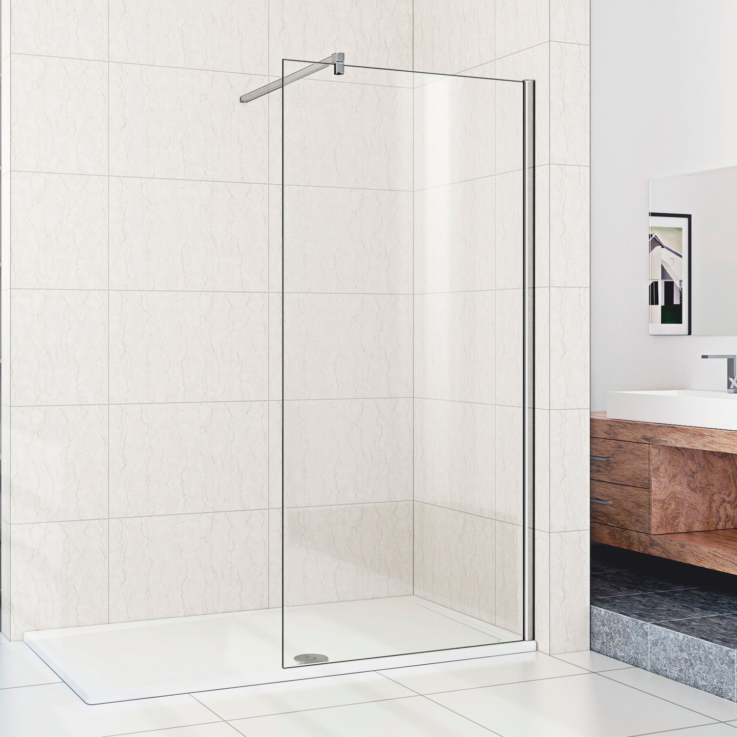 

Душевая перегородка Weltwasser WW400 Walk-In 110G-1, WW400 Walk-In 110G-1