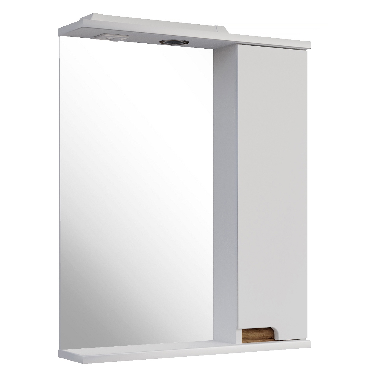 

Зеркало-шкаф ASB-Mebel Вита 60 R белое, дуб золотой, Белый, Вита 60 R