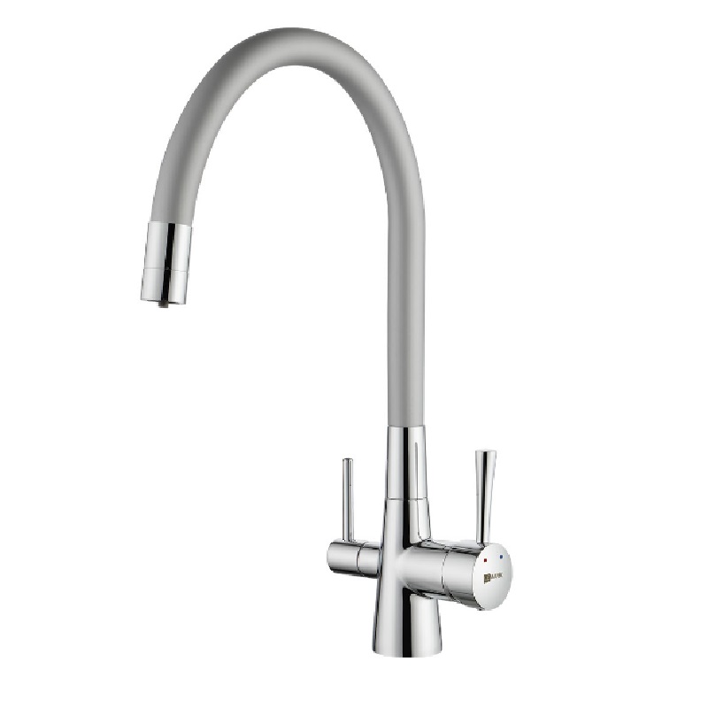 

Смеситель Lemark Comfort LM3075C-Silver для кухонной мойки, серый/хром, Comfort LM3075C-Silver