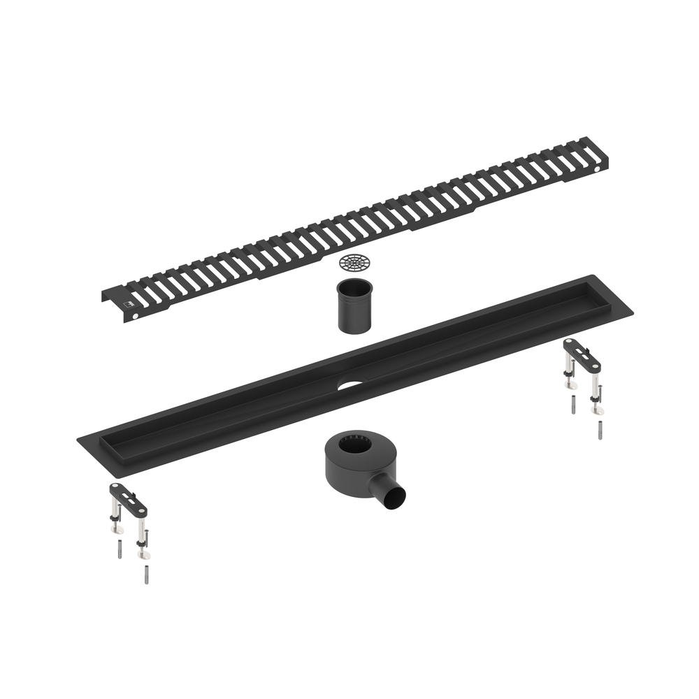 

Душевой лоток Timo Drain Systems DS230106/03 11,9х65 см, черный матовый, DS230106/03