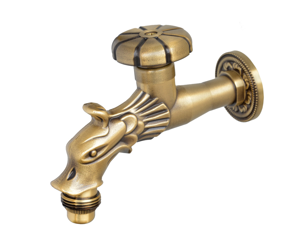 

Кран Bronze de Luxe 21600 сливной 1/2", Бронза, 21600