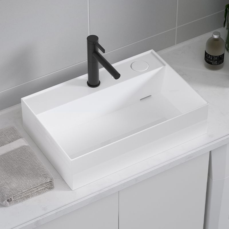 

Раковина Ceramalux 6253R 59х40 см, накладная, Белый, 6253R