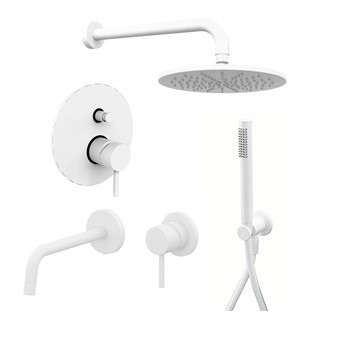 

Душевой комплект Paffoni Light KITLIG015BO006 белый матовый, KITLIG015BO006