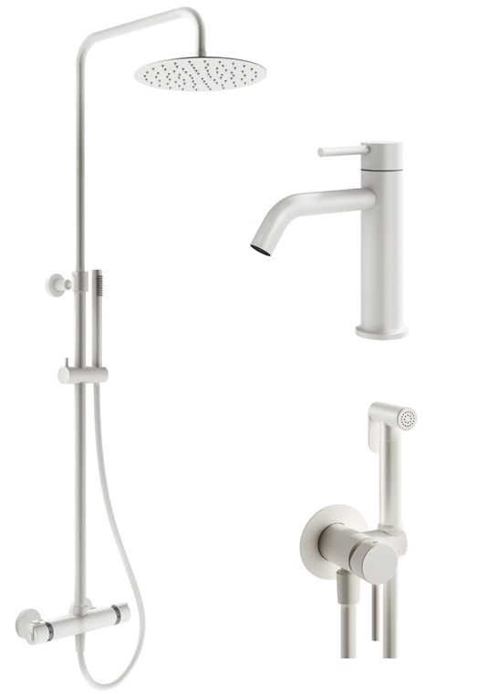 

Душевой комплект Plumberia Selection Ixo KITZXO6302BO53 белый матовый, KITZXO6302BO53