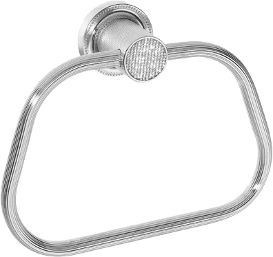 

Полотенцедержатель Boheme Royal Cristal Chrome 10925-CR кольцо, хром
