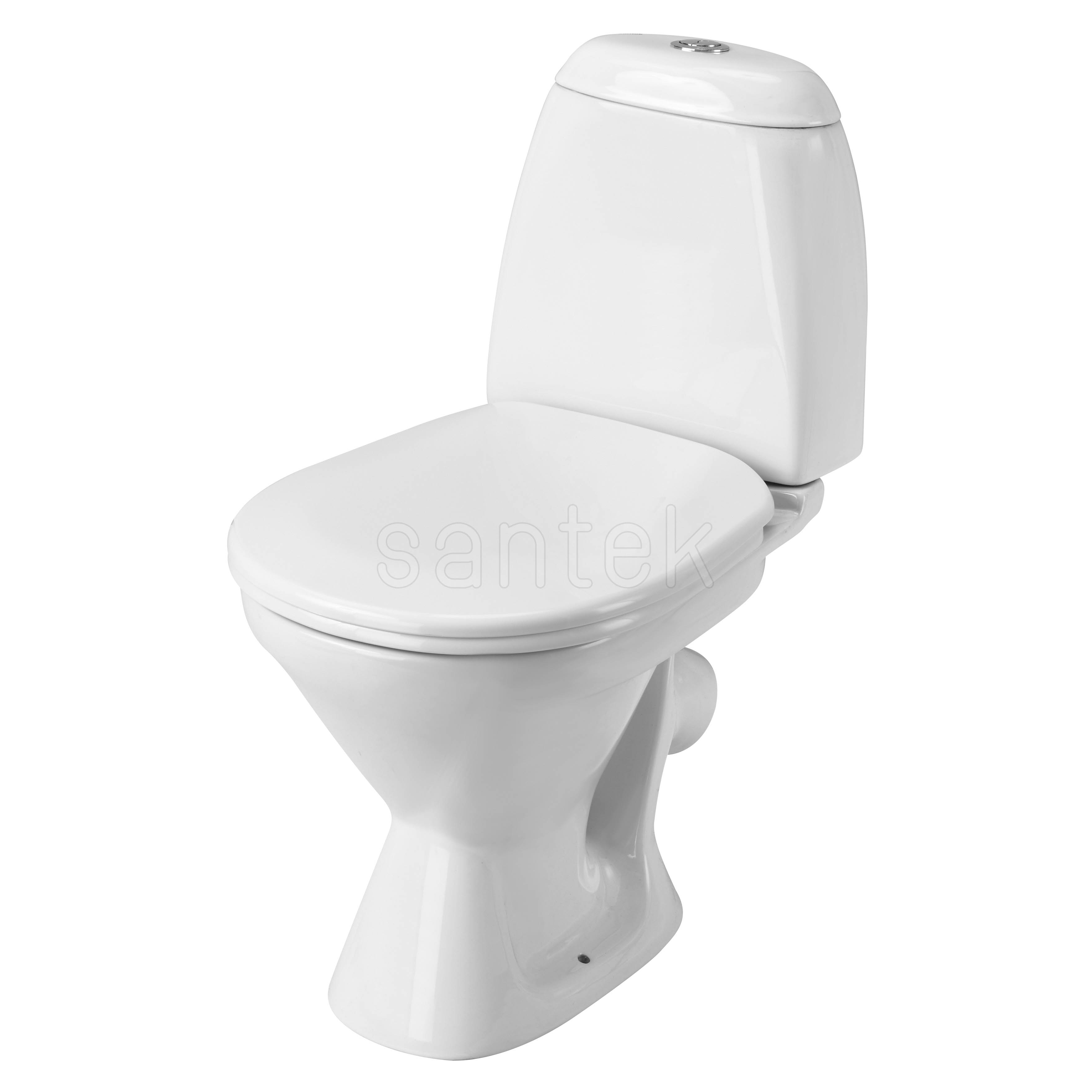 

Унитаз-компакт Santek Римини 1WH111758 косой выпуск, Белый, 1WH111758