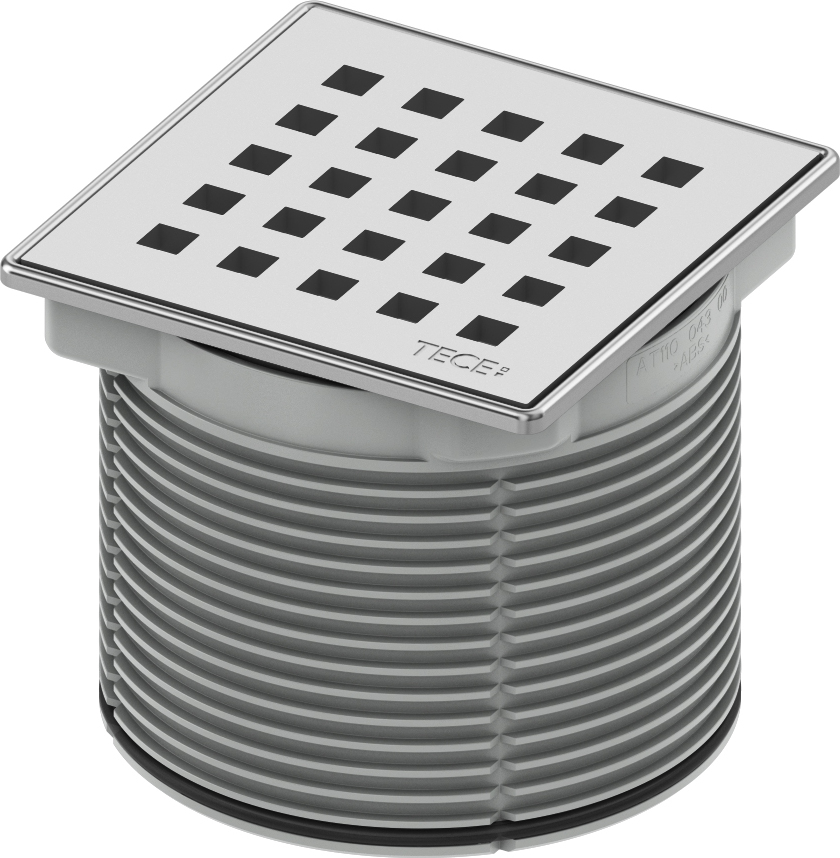

Решетка TECE TECEdrainpoint S 366 00 07 quadratum с монтажным элементом, Хром, TECEdrainpoint S 366 00 07