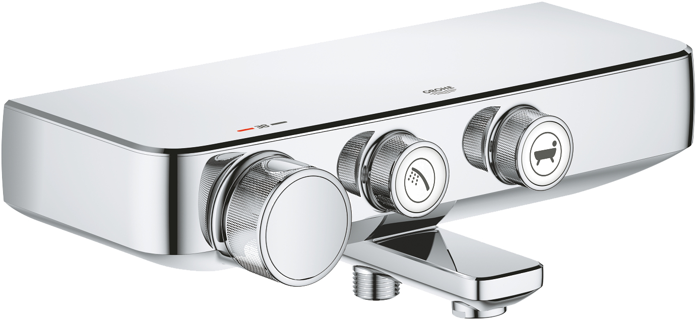 

Термостат Grohe Grohtherm SmartControl 34718000 для ванны с душем, Хром, Grohtherm SmartControl 34718000