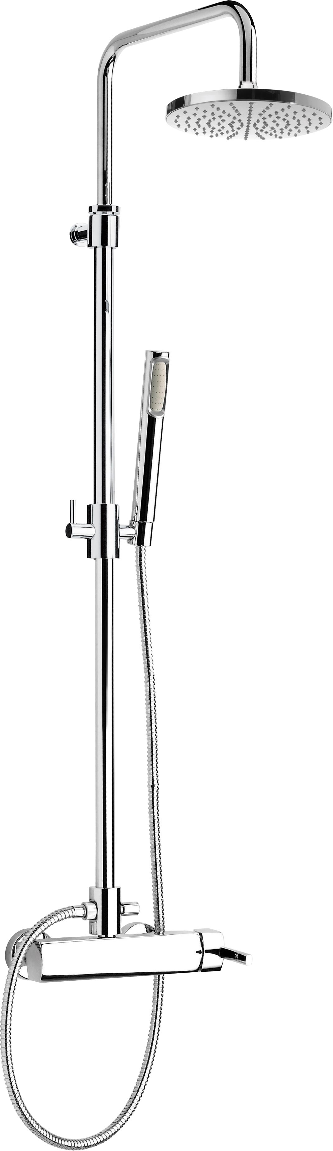 

Душевая стойка Webert Azeta AZ870105015PVC хром, Azeta AZ870105015PVC