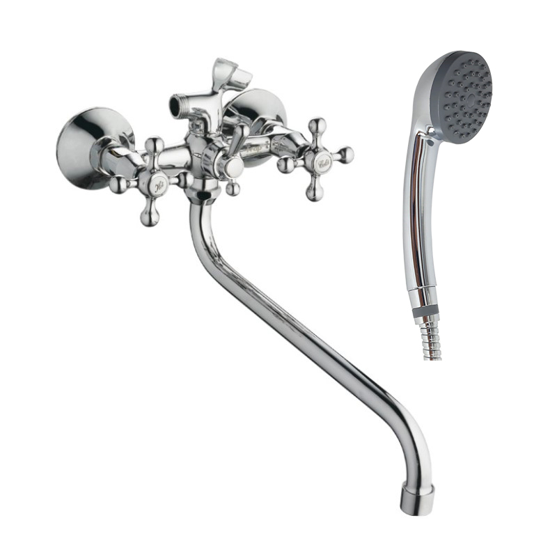 

Смеситель Haiba HB2208 для ванны с душем, Хром, HB2208