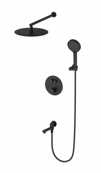 

Душевой гарнитур Wonzon & Woghand WW-88929010-MB черный, WW-88929010-MB