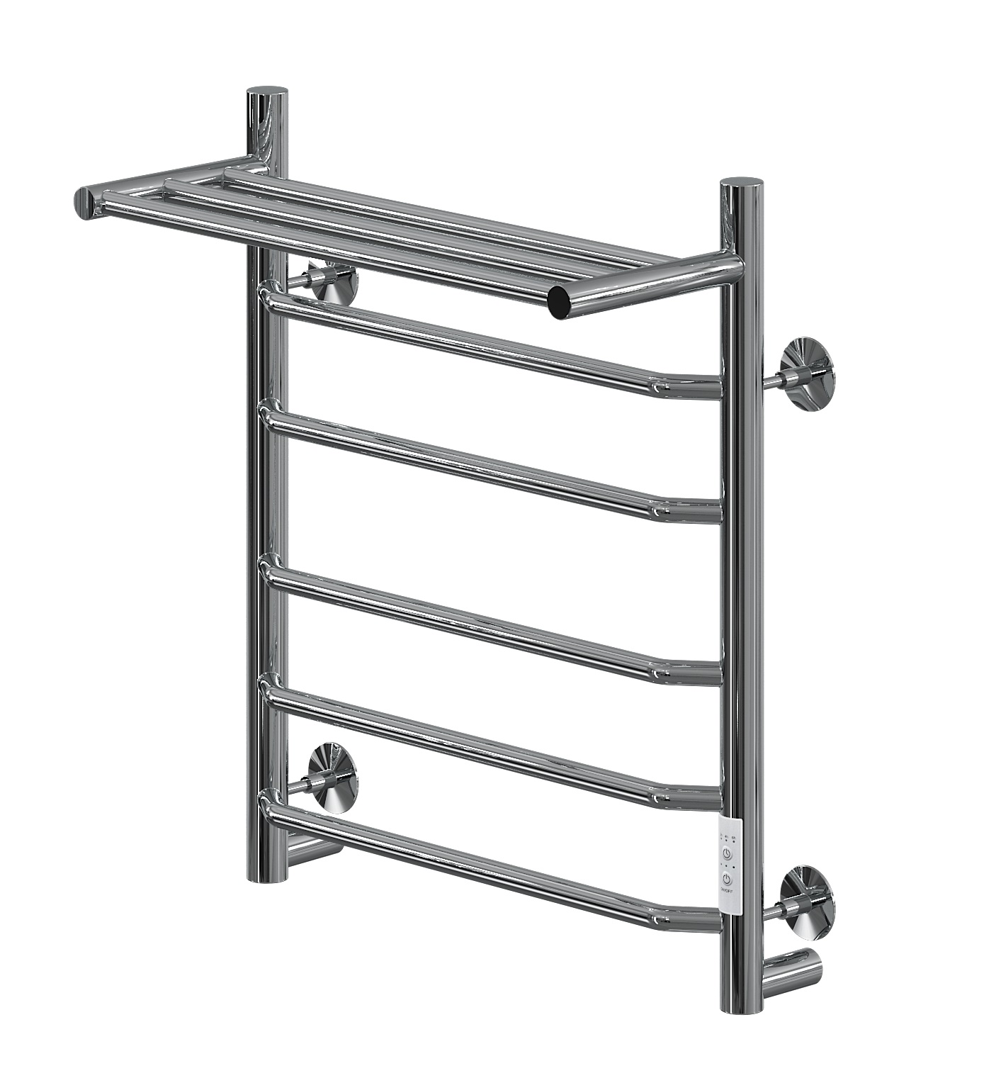 

Электрический полотенцесушитель Ника Way-3 60/50 с полкой U, Хром, Way-3 WAY-3 60/50 с/п U