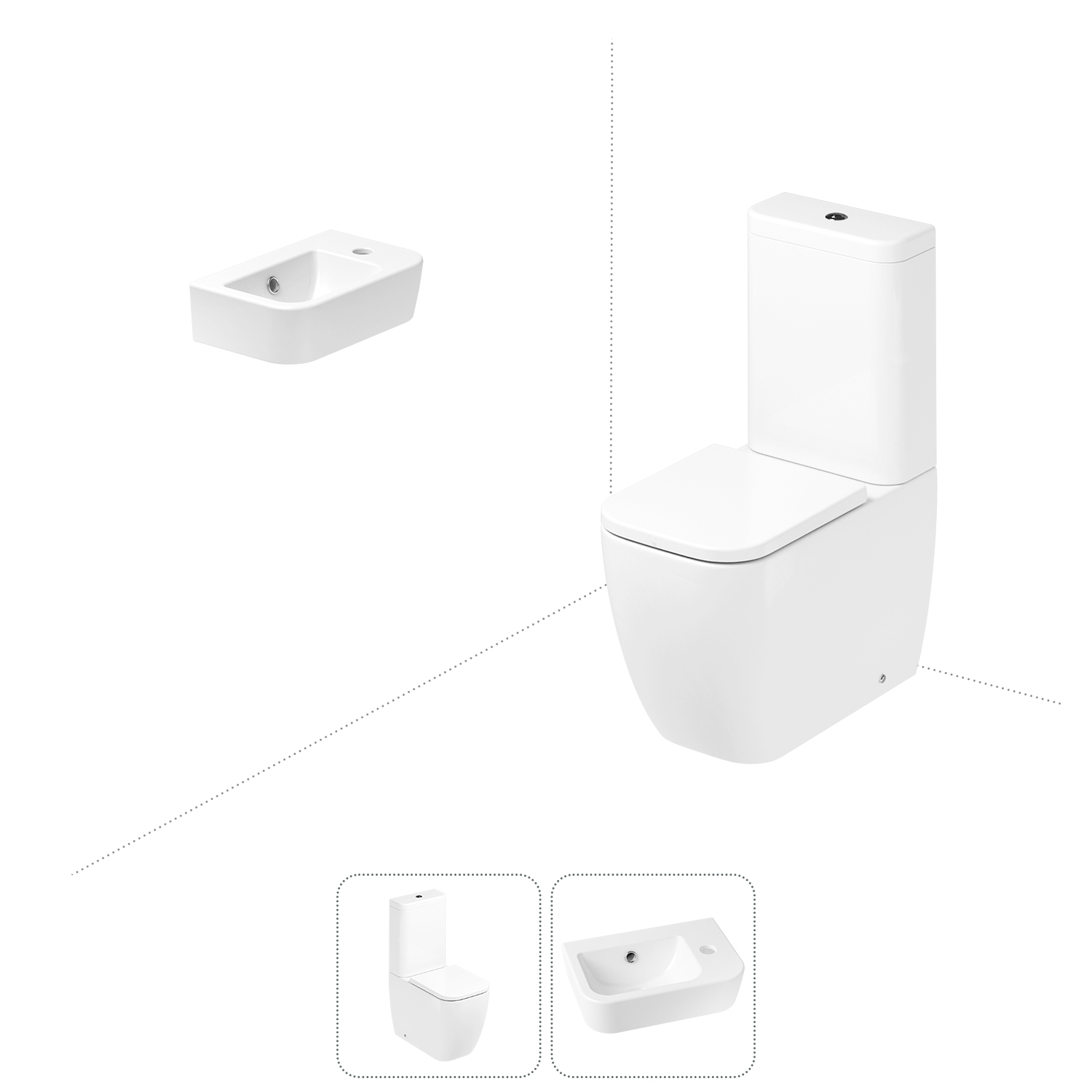 

Набор для туалета 2 в 1 Lavinia Boho One 202008295, 202008295