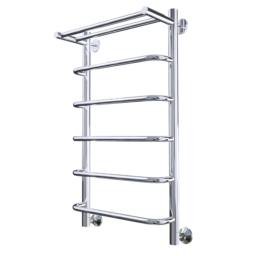 

Водяной полотенцесушитель Тругор ЛЦ Идеал НП 1 П 80x40 с полкой, хром, ЛЦ Идеал НП 1 П