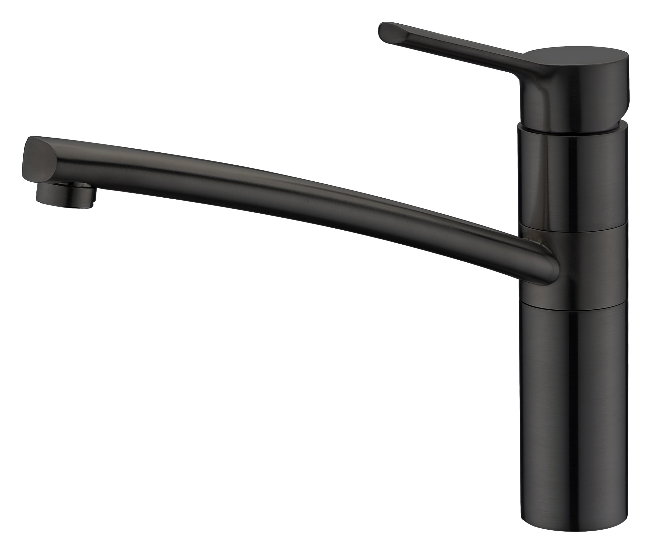 

Смеситель Emar Steel ЕС - 3011 black для кухни черный, ЕС - 3011