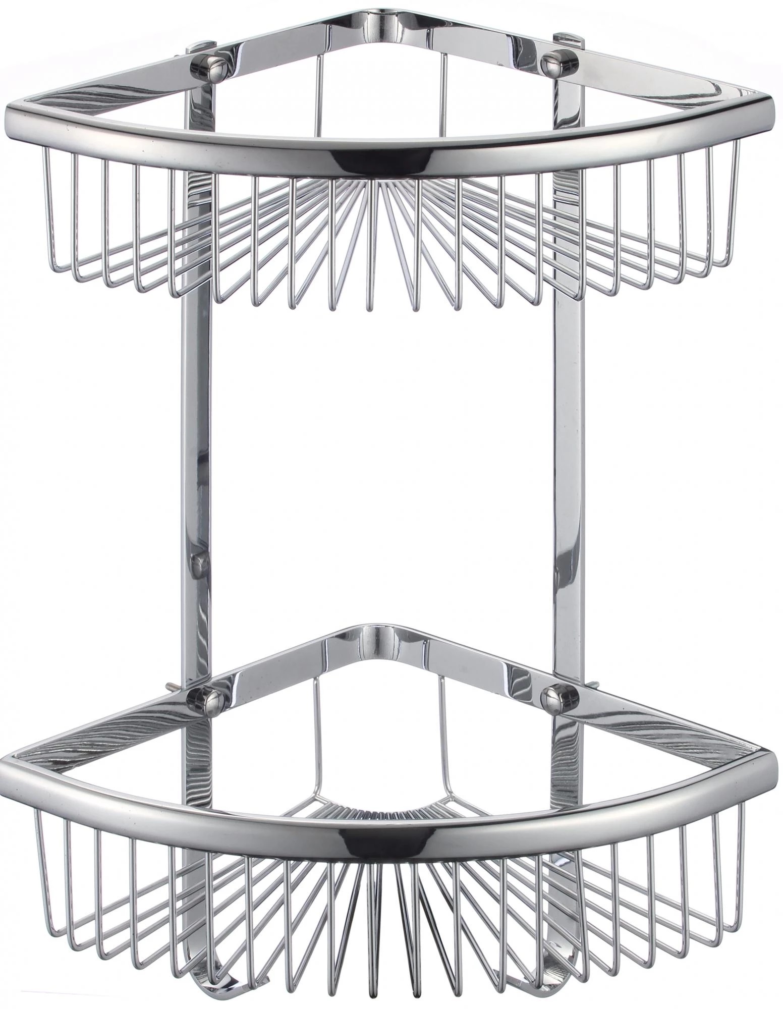 

Полка-решетка Savol S-005854-2 угловая, двойная, хром, S-005854-2