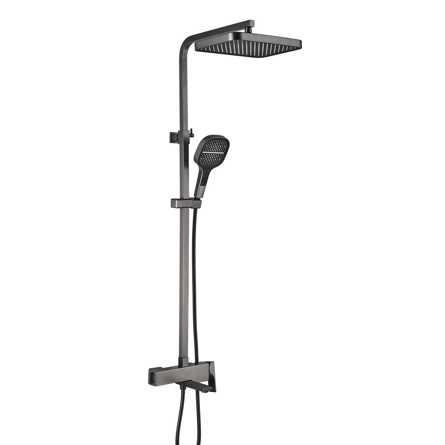 

Душевая стойка Rose R1056T оружейная сталь, R1056T