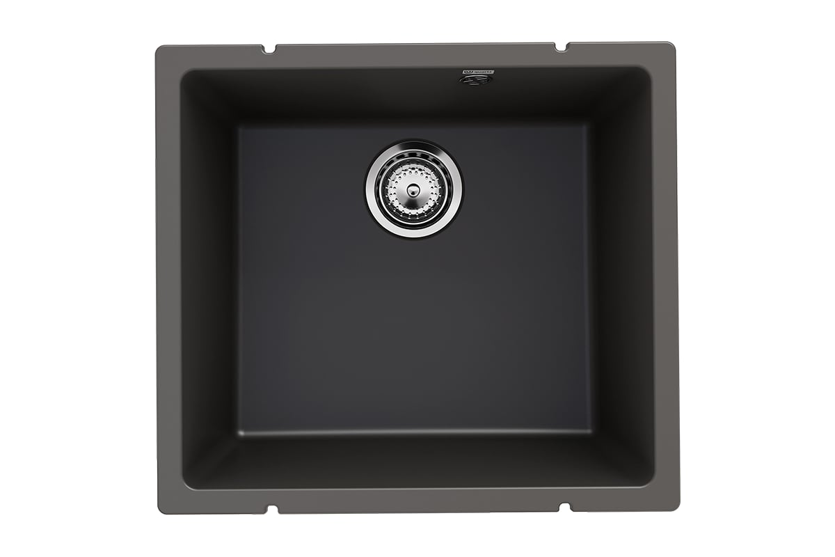 

Мойка кухонная Ulgran Quartz Underground 450-09 50х45 см, асфальт, Серый, Under 450-09