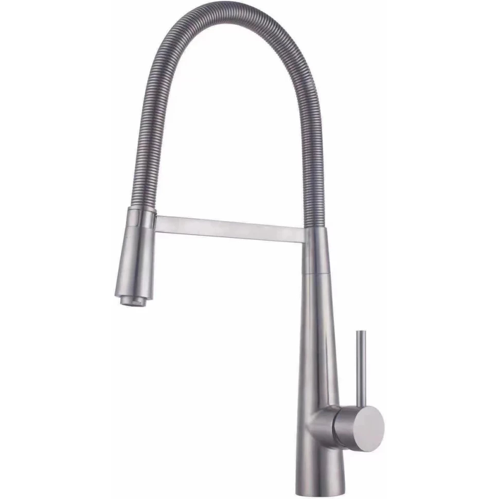 

Смеситель для кухонной мойки с гибким изливом Savol S-SUS6014, сатин, S-SUS6014