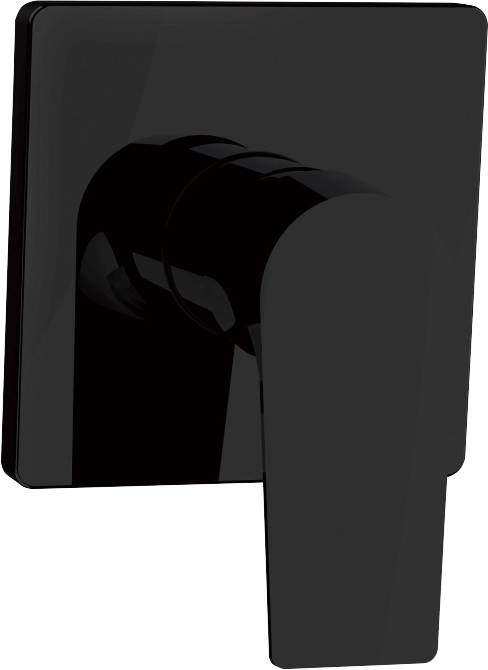 

Смеситель Aquanet Static Black AF330-50B с внутренней частью, для душа, черный
