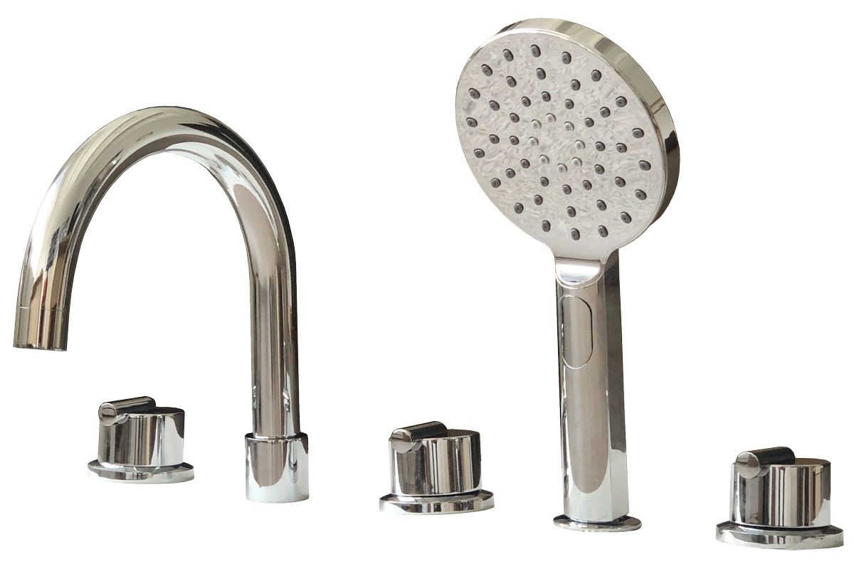 

Смеситель Royal Bath Tudor RB 104 на борт ванны, Серебро, Tudor RB 104