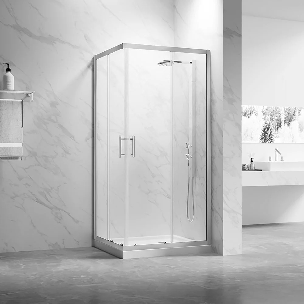 

Душевой уголок Veconi Rovigo RV-27CH 110х80 профиль хром, стекло прозрачное, RV-27CH 110х80