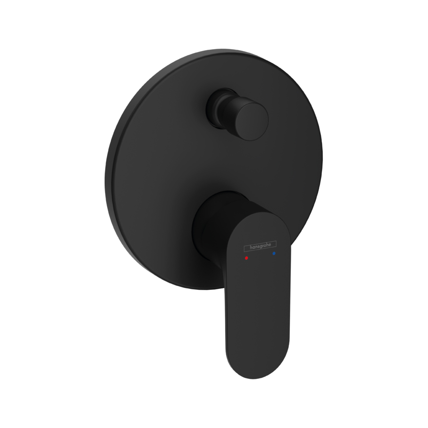 

Смеситель Hansgrohe Rebris S 72466670 встраиваемый для ванны черный, S 72466670