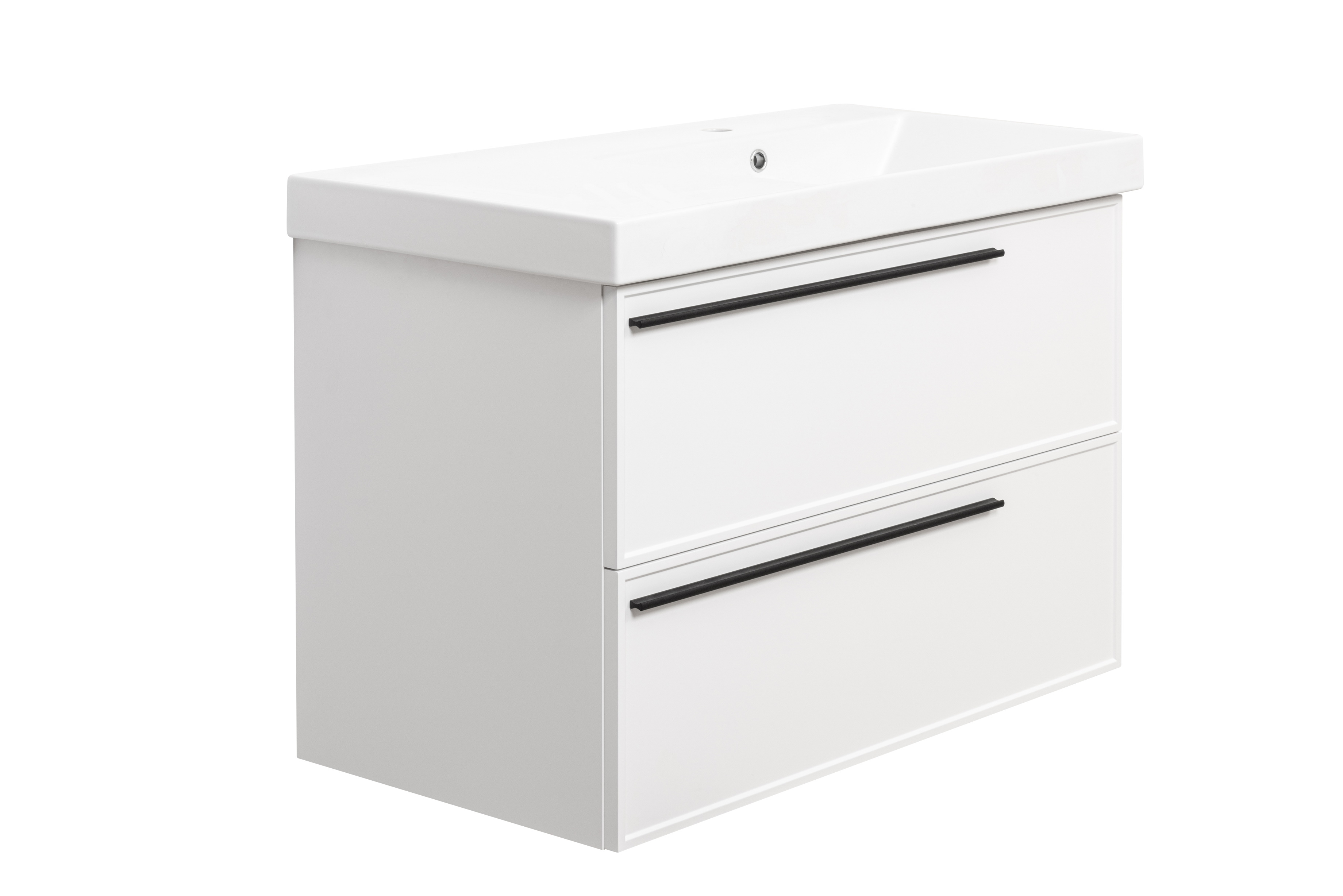 

Тумба с раковиной La Fenice Elba TWIN Bianca 90 белая, Белый, Elba TWIN Bianca 90