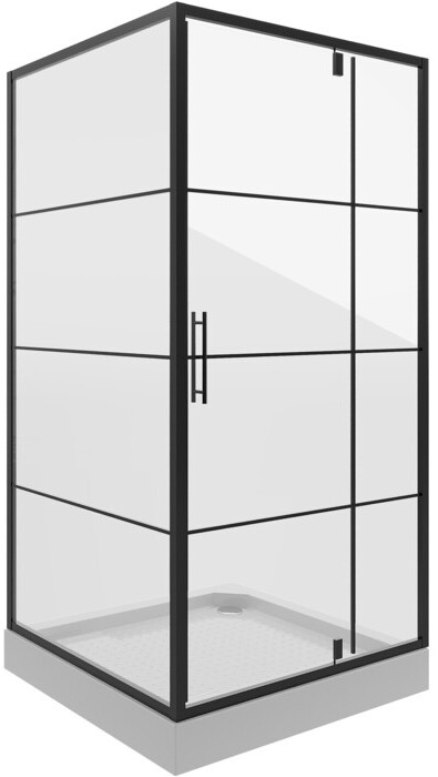 

Душевой уголок Niagara Nova NG-0200-08 BLACK 100х100x190 квадратный, Nova NG-0200-08 BLACK