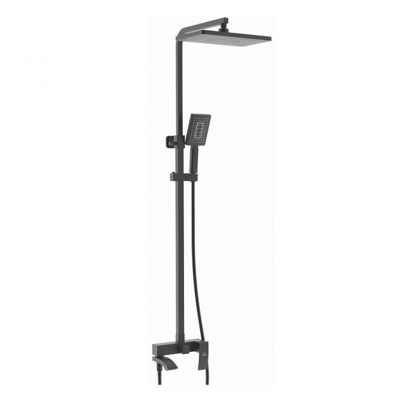 

Душевая стойка Rose R1556H черная, Черный, R1556H