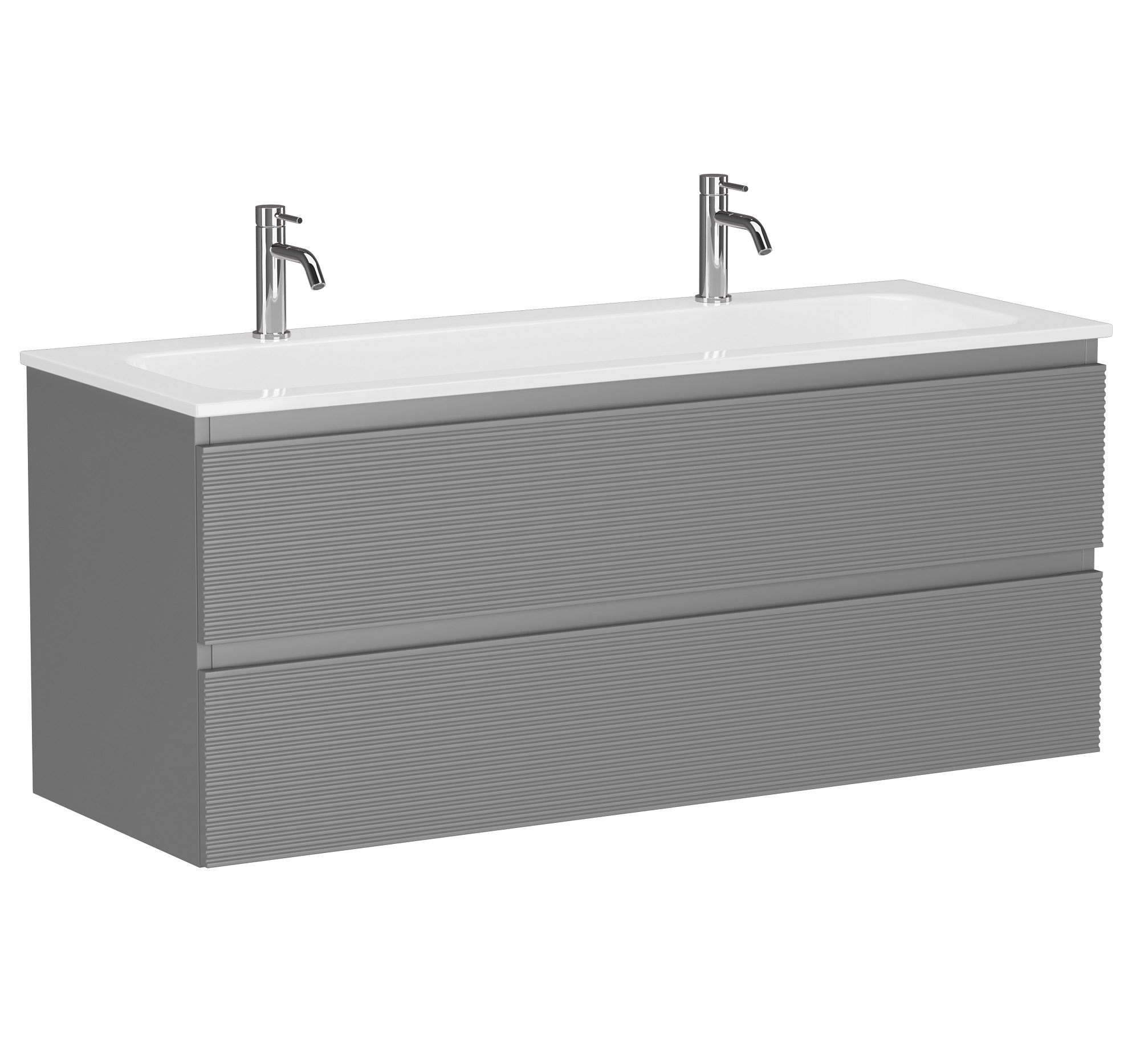 

Тумба с раковиной Sancos Folk 120 подвесная, Ergraut soft (раковина Element CN7016), Серый матовый, FL120ES