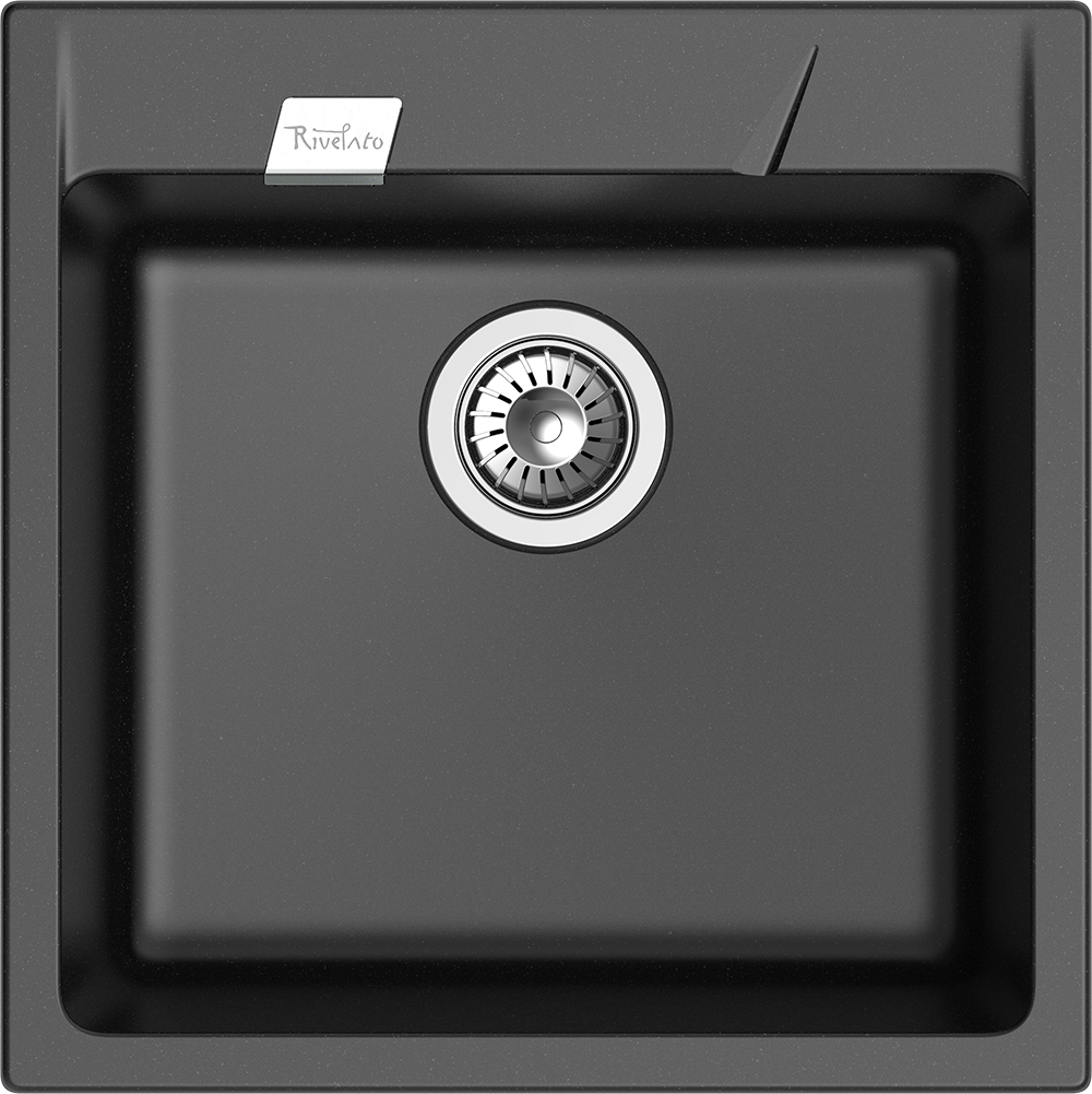 

Мойка кухонная Rivelato Raum RM-50 nero, Черный, Raum RM-50