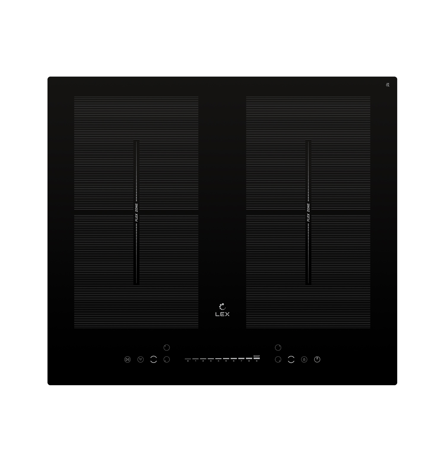 

Варочная поверхность LEX EVI 640 F BL индукционная, черная, 640 F BL