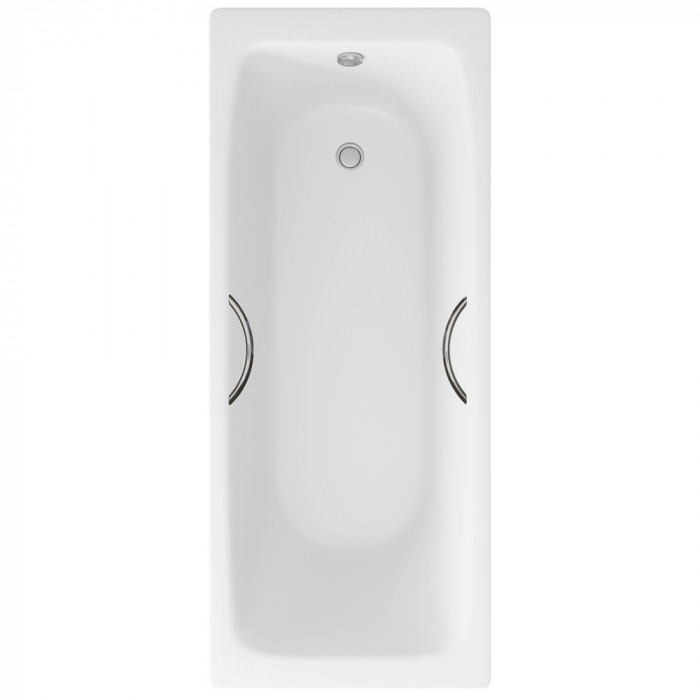 

Чугунная ванна Delice Biove Comfort DLR220509R 170х75 с ручками, Белый, DLR220509R