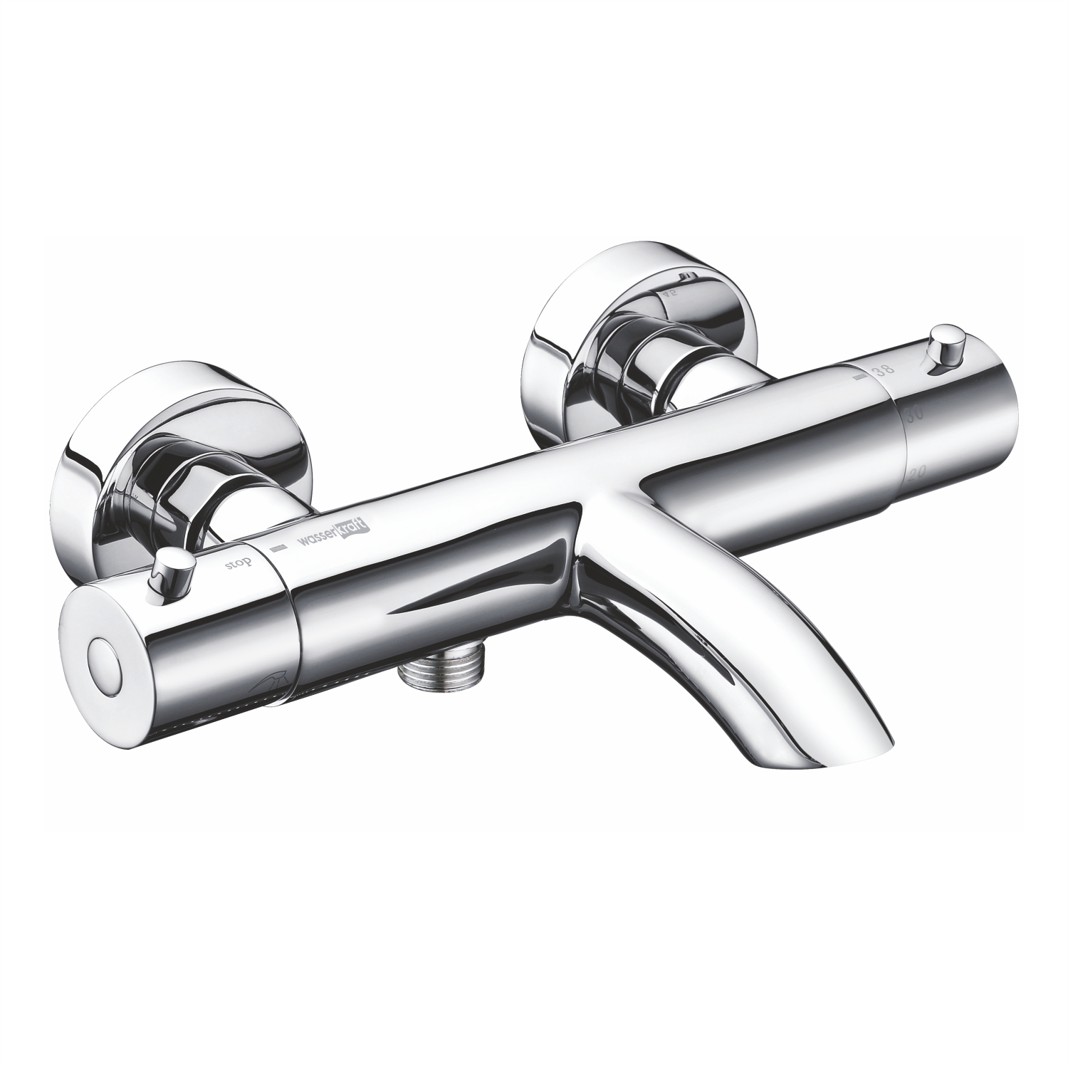 

Смеситель для ванны с душем WasserKRAFT Berkel 4811 Thermo, Хром, 4811 Thermo