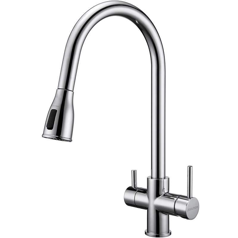

Смеситель для кухонной мойки Paulmark Lange La214212-CR хром, La214212-CR
