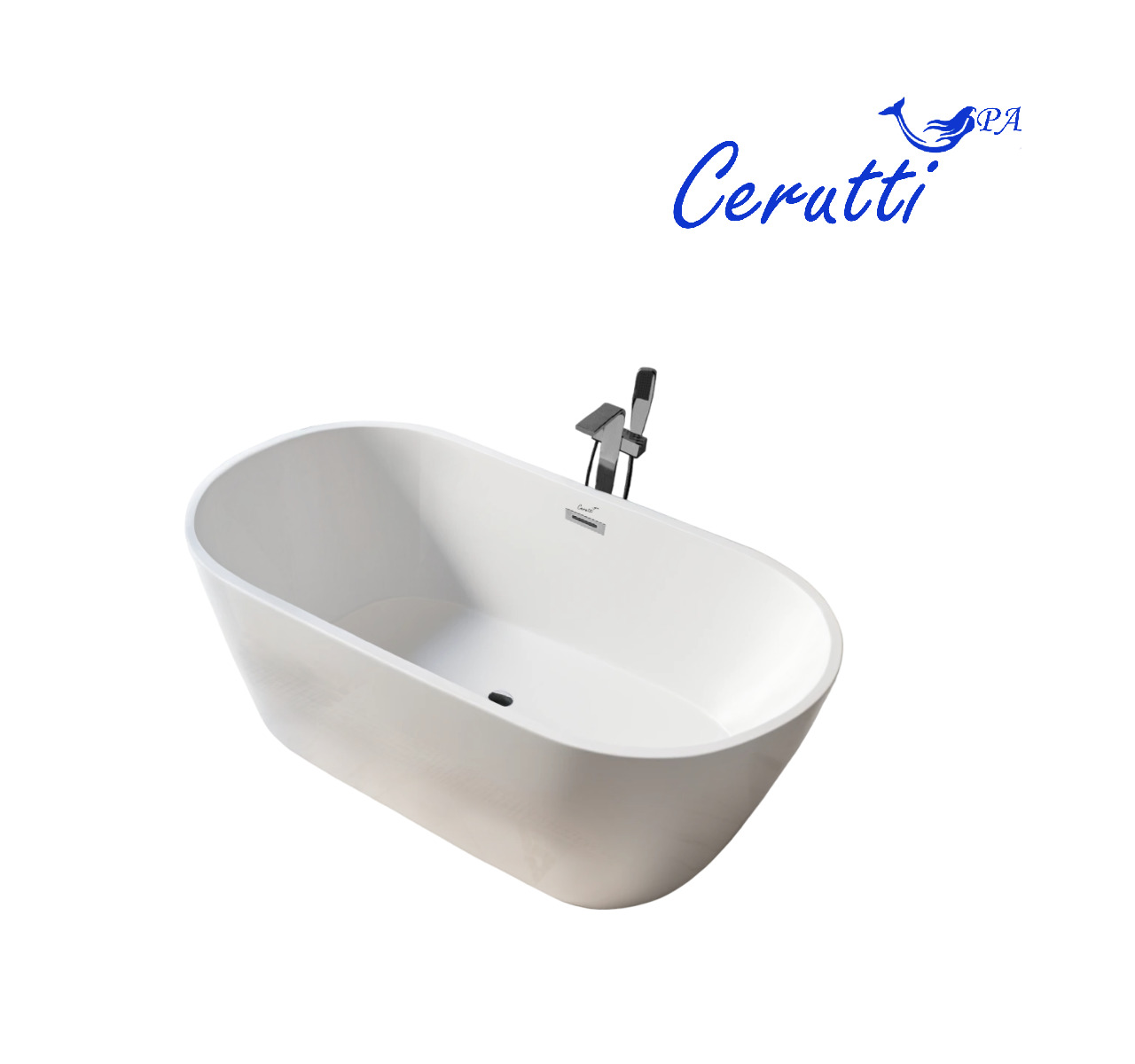 

Акриловая ванна Ceruttispa Resia 170х75 отдельностоящая, белый, CT10519
