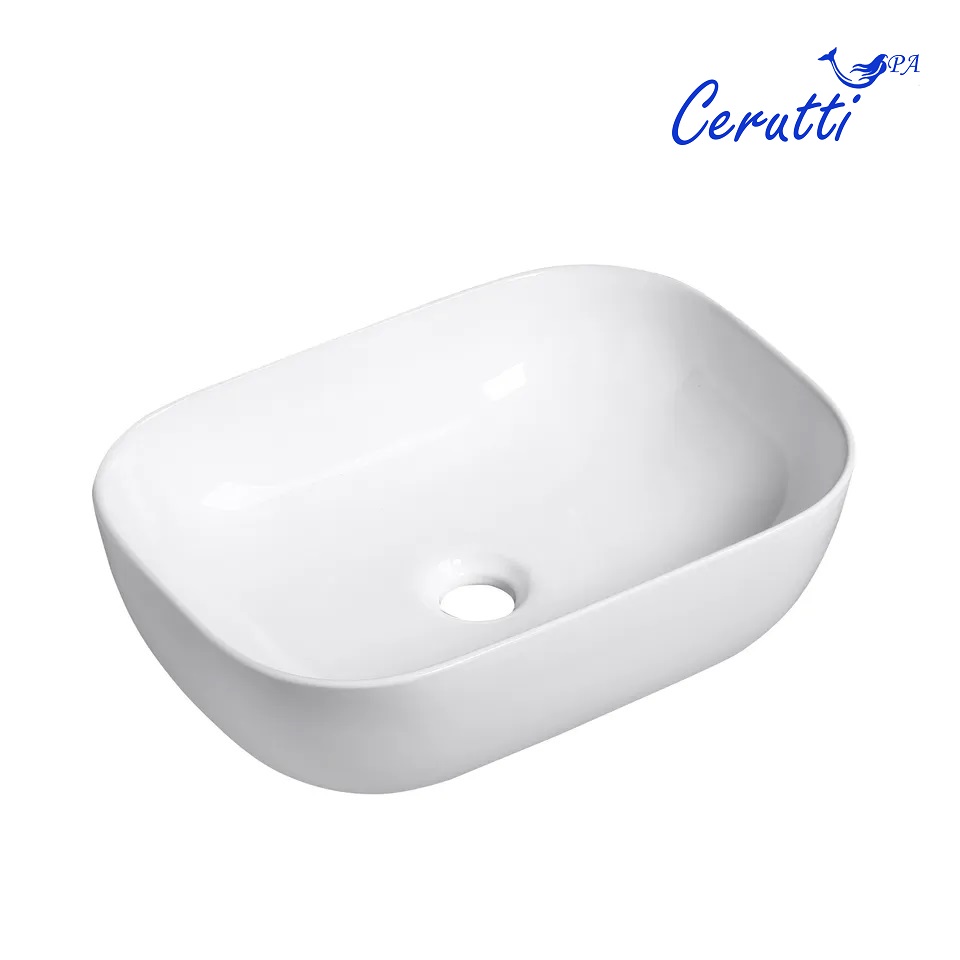 

Раковина Ceruttispa CR0078 50,5х40 накладная, белая, Белый, CR0078