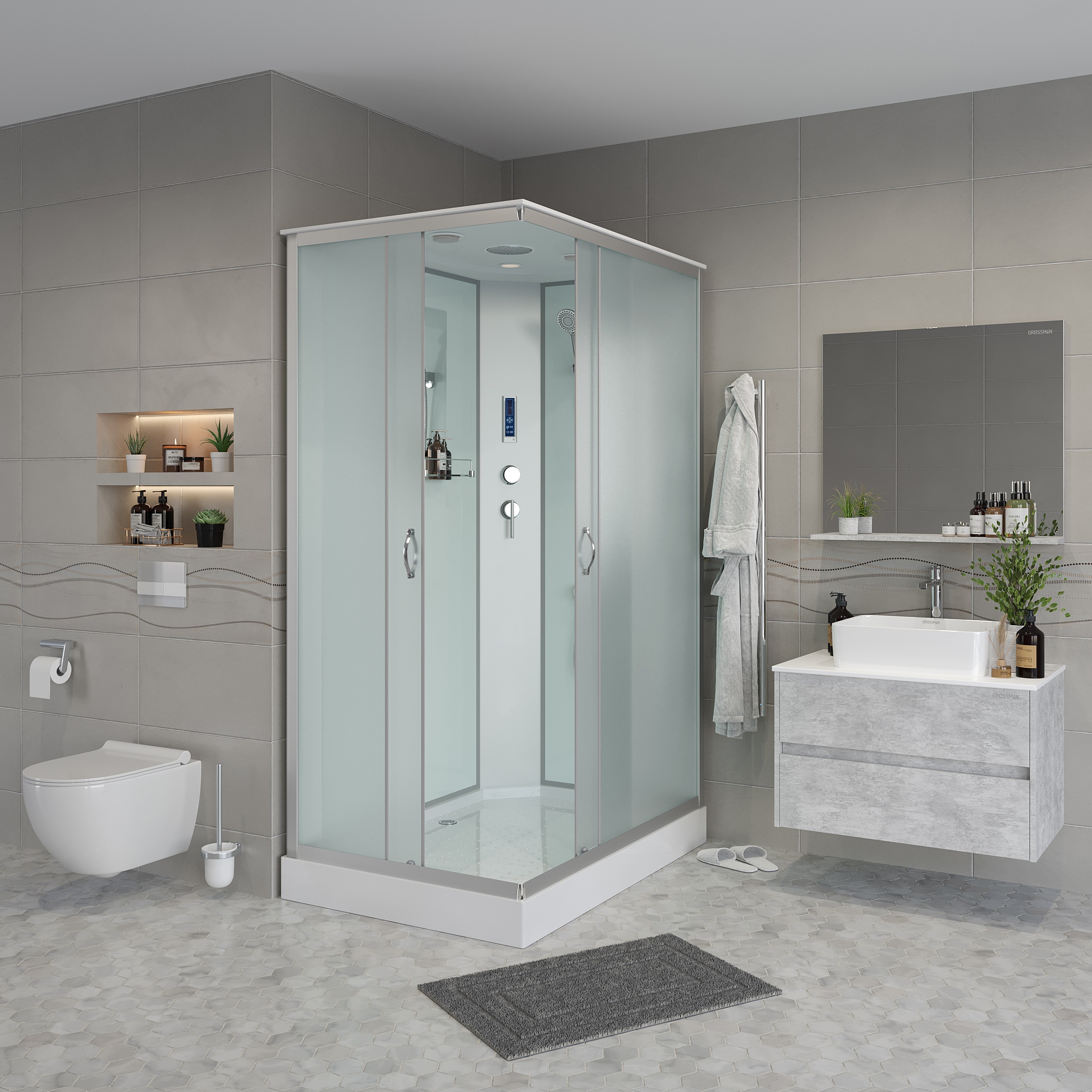 

Душевая кабина Niagara Classic NG-43975-14QP 90x70x215, NG-43975-14QP