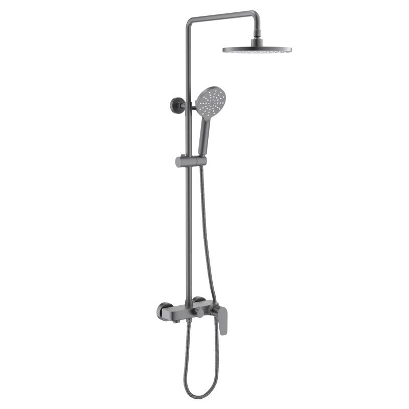 

Душевая стойка Aquatek Бетта AQ2140BGM оружейная сталь, AQ2140BGM