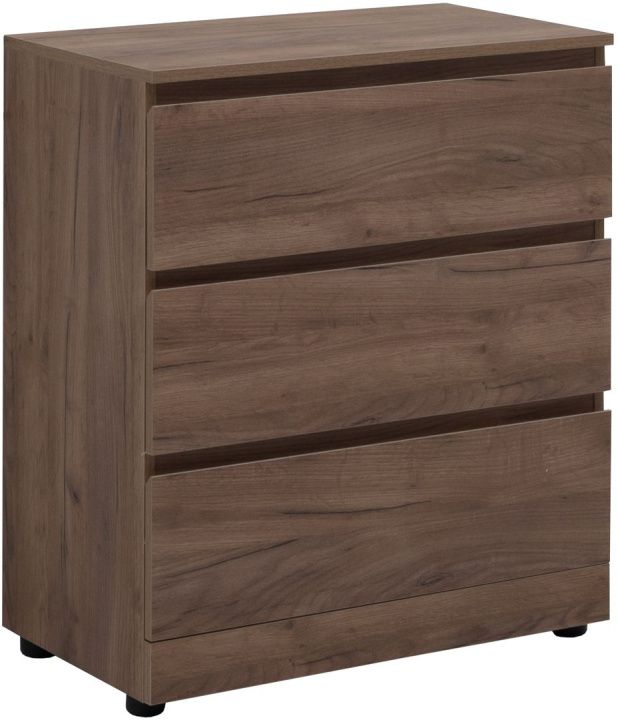 

Комод Aquanet Сканди 70x40 дуб крафт, 3 ящика, Коричневый, Сканди 00302550