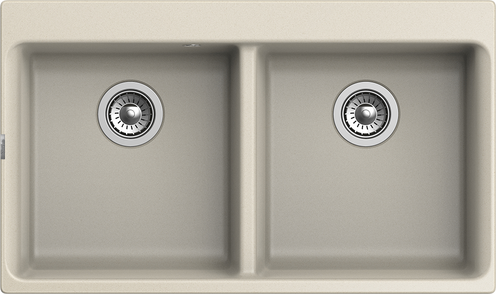 

Мойка кухонная Rivelato Axel X-90-2D beige scuro, Темно-бежевый, Axel X-90-2D
