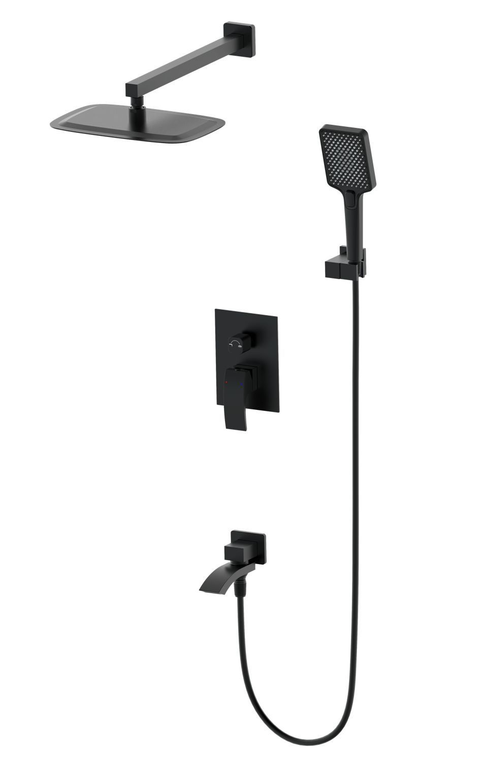 

Душевой комплект Wonzon & Woghand WW-88939009A-MB черный, WW-88939009A-MB