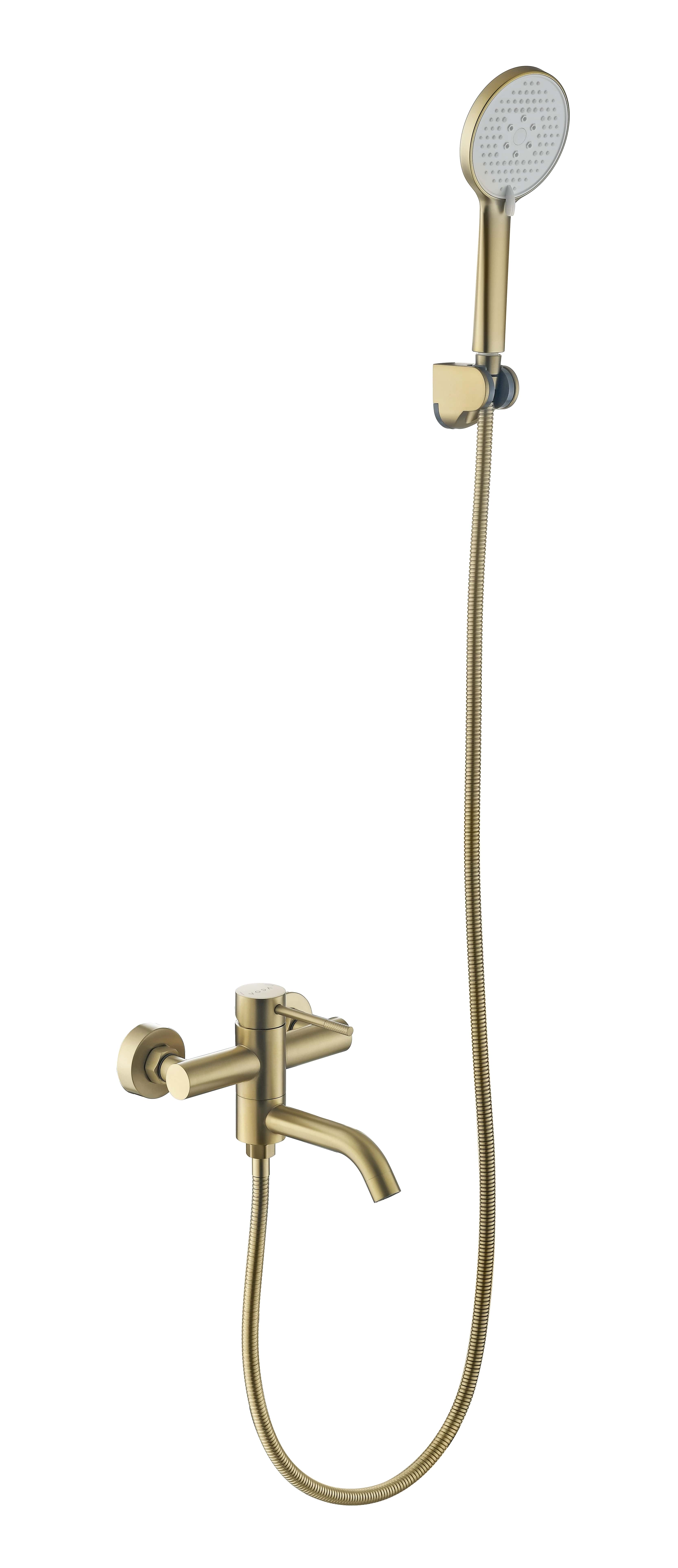 

Смеситель для ванны с душем VODA Vessel Gold VSL54G золото, VSL54G
