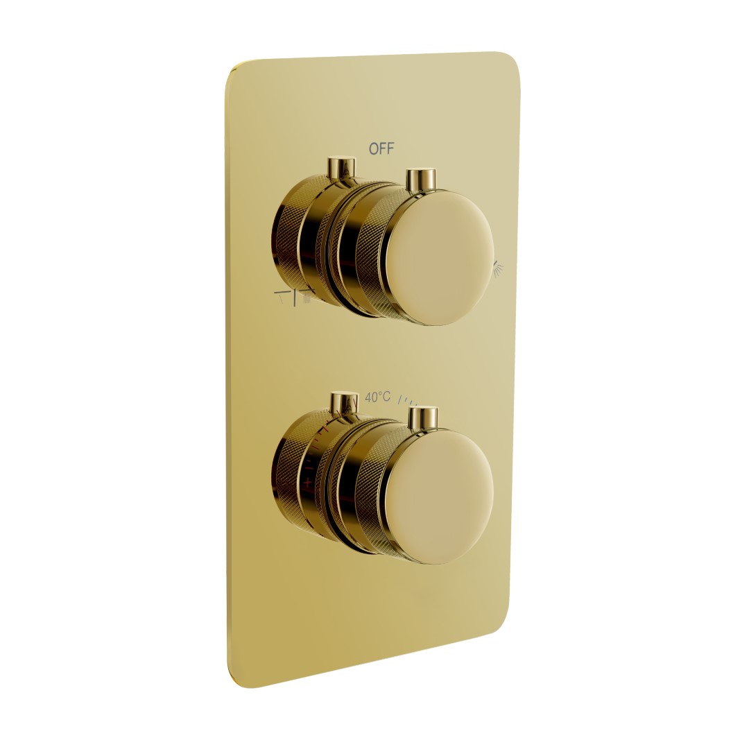 

Термостат Boheme Cell 134-2-G встраиваемый, на 2 потребителя, золото, 134-2-G