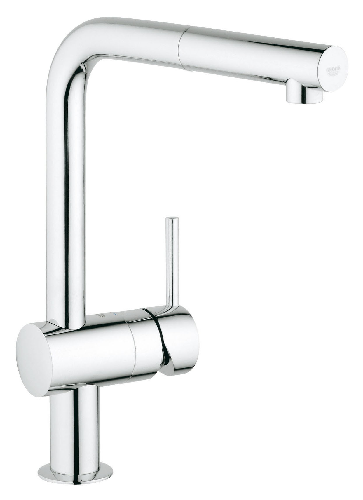 

Смеситель для кухонной мойки Grohe Minta 32168000 с выдвижным изливом, Хром, Minta 32168000