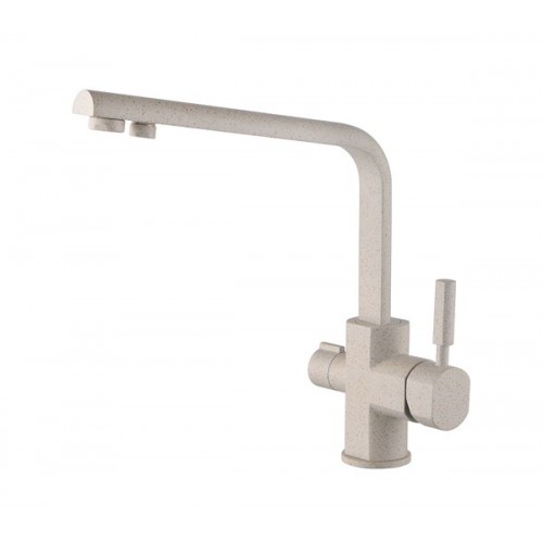 

Смеситель KAISER Decor 40144-8 (песочный) для кухонной мойки под фильтр, Decor 40144-8