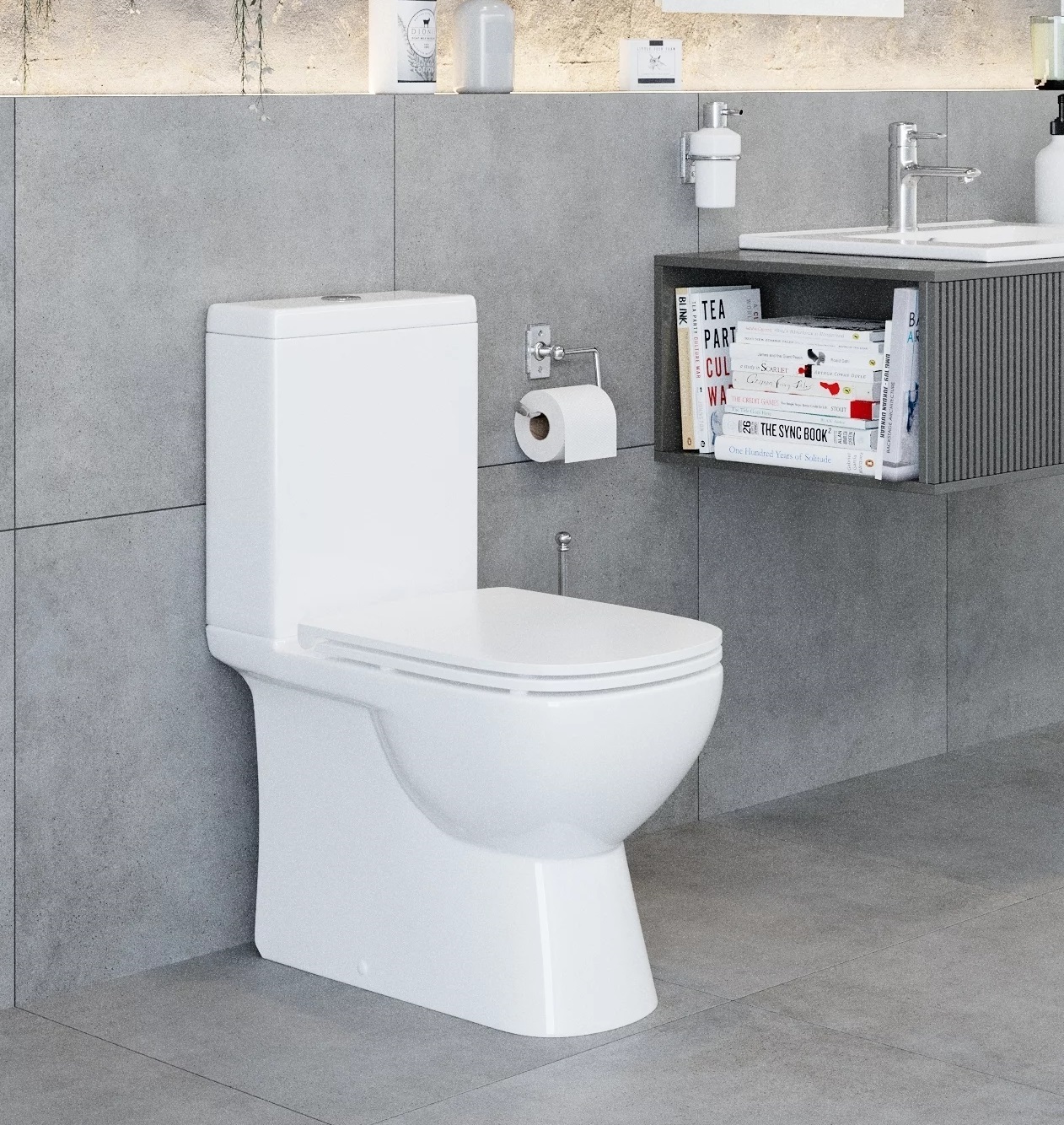 

Унитаз-компакт Sanita luxe Quadro Slim универсальный выпуск (QDRSLCC01151022), Белый, Quadro DM Slim (QDRSLCC01151022)